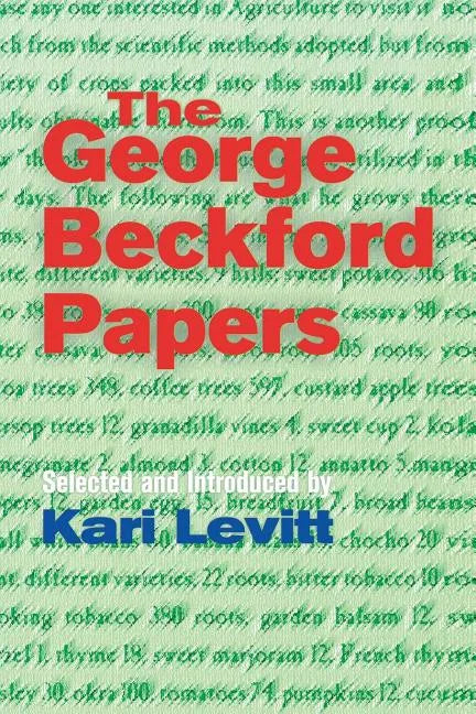 The George Beckford Papers - Paperback