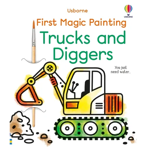 First Magic Painting Trucks and Diggers - Paperback