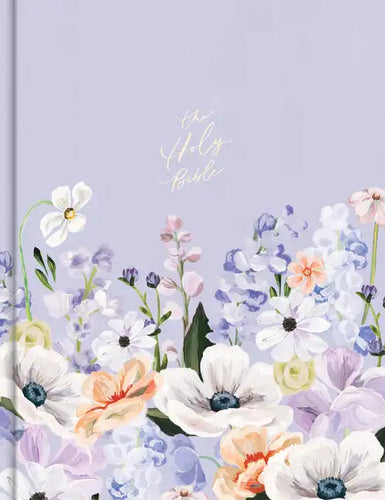 CSB Notetaking Bible, Large Print Hosanna Revival Edition, Lavender/Peach Cloth Over Board: The Holy Bible - Hardcover