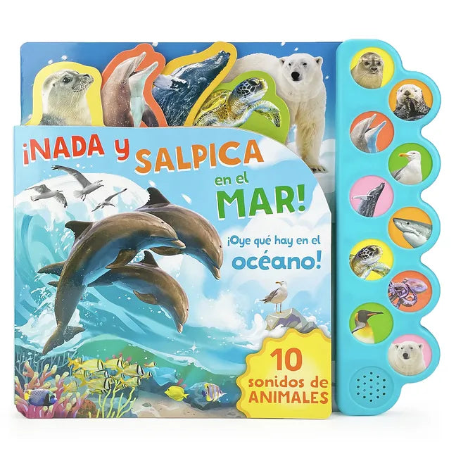 ¡Nada Y Salpica En El Mar! / Swim, Splash, in the Sea! (Spanish Edition) - Board Book