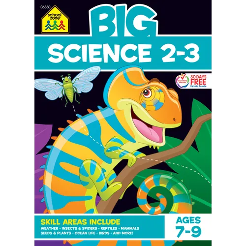 School Zone Big Science 2-3 Workbook - Paperback