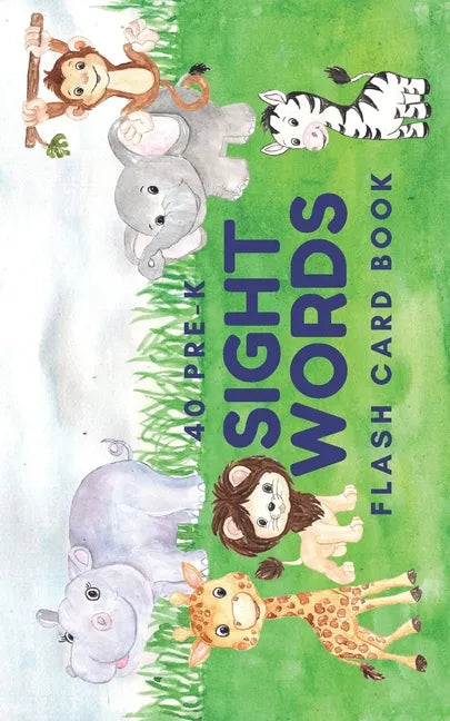 40 Pre-K Sight Words: Flash Card Book - Paperback