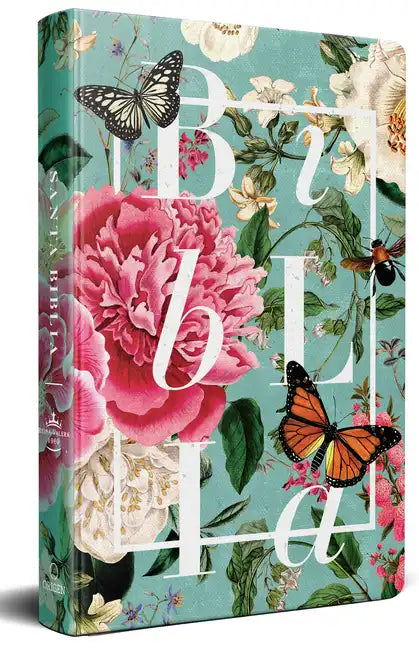 Biblia Rvr 1960 Letra Grande Tamaño Manual, Tapa Dura Jardin de Flores / Spanish Bible Rvr 1960 Handy Size Large Print Hardcover Garden of Flowers - Hardcover