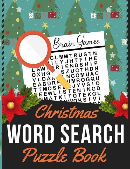 Christmas Word Search Puzzle Book: Holiday themed word search puzzle book Puzzle Gift for Word Puzzle Lover Brain Exercise Game - Paperback