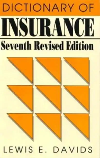 Dictionary of Insurance - Paperback