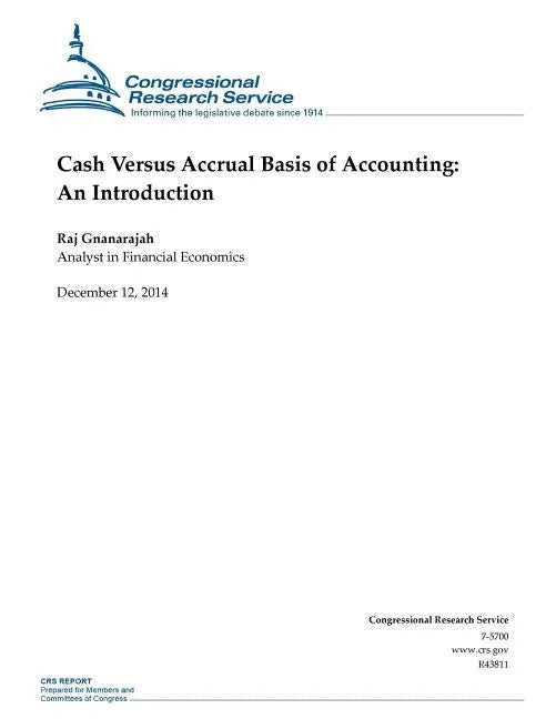 Cash Versus Accrual Basis of Accounting: An Introduction - Paperback