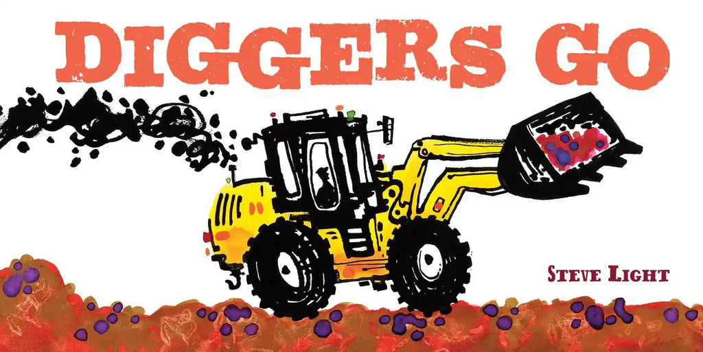 Diggers Go - Board Book