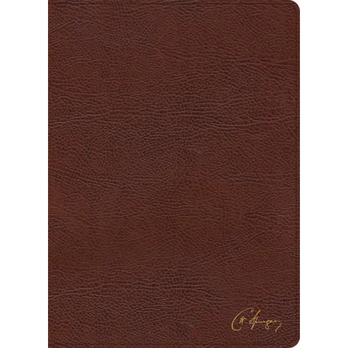 KJV Spurgeon Study Bible, Brown Bonded Leather - Bonded Leather