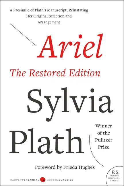 Ariel: The Restored Edition: A Facsimile of Plath's Manuscript, Reinstating Her Original Selection and Arrangement - Paperback