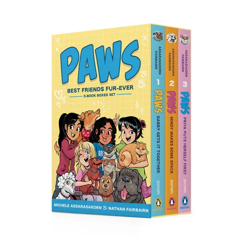 Paws: Best Friends Fur-Ever Boxed Set (Books 1-3): Gabby Gets It Together, Mindy Makes Some Space, Priya Puts Herself First (a Graphic Novel Boxed Set - Paperback