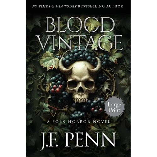 Blood Vintage Large Print: A Folk Horror Novel - Paperback