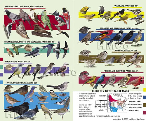 Kaufman Field Guide to Birds of North America - Hardcover