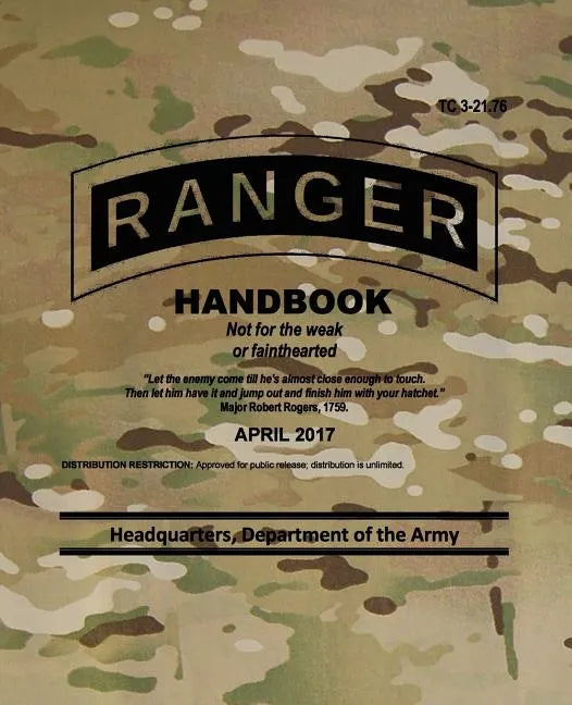 TC 3-21.76 Ranger Handbook: April 2017 - Paperback