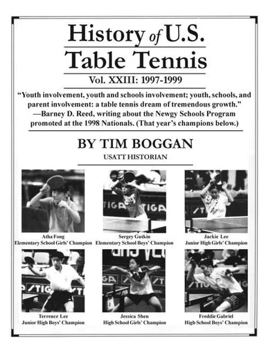 History of U.S. Table Tennis, Volume 23 - Paperback