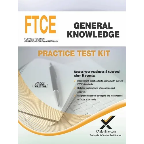 FTCE General Knowledge Practice Test Kit - Paperback