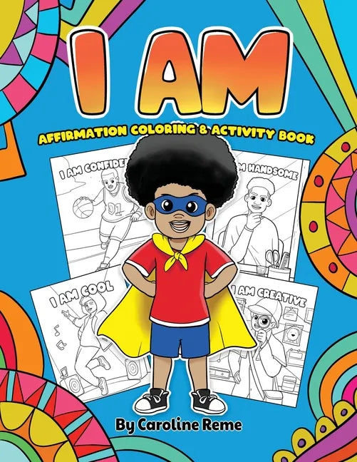 I AM affirmation coloring and activity book - Paperback
