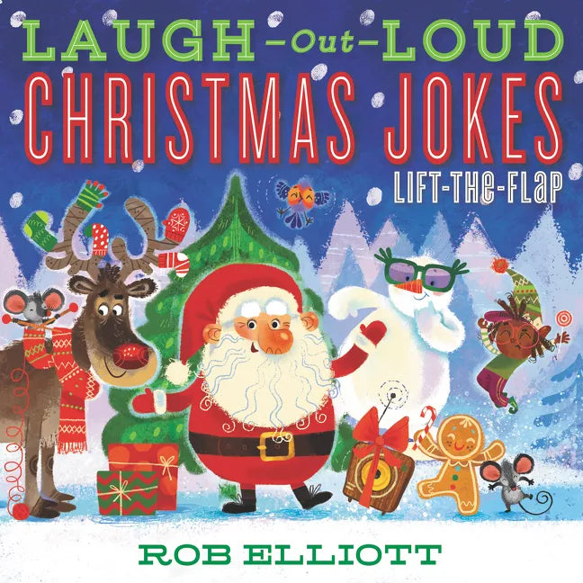 Laugh-Out-Loud Christmas Jokes: Lift-The-Flap: A Christmas Holiday Book for Kids - Paperback