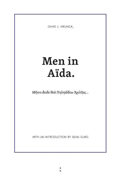 Men in Aïda - Paperback