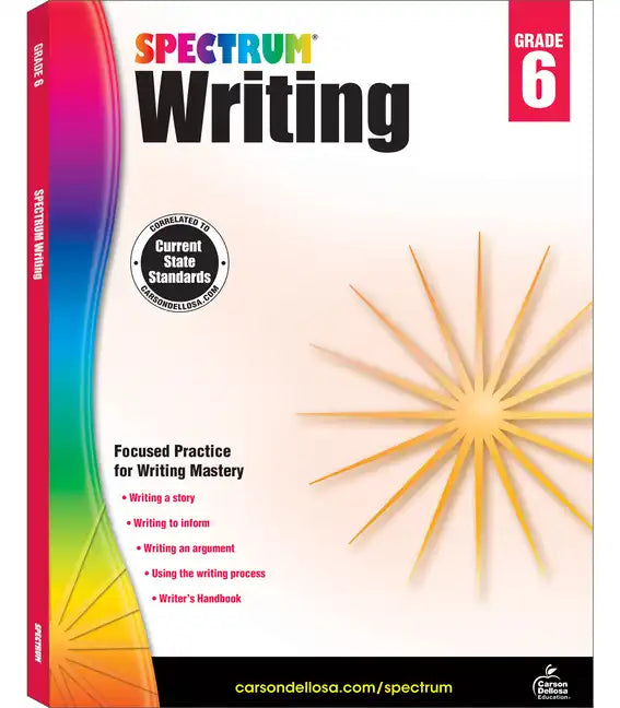 Spectrum Writing, Grade 6: Volume 40 - Paperback