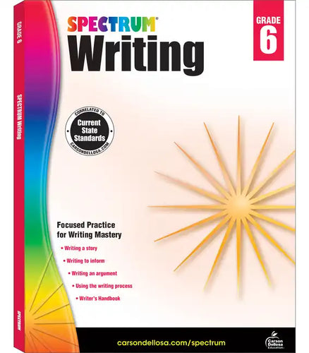 Spectrum Writing, Grade 6: Volume 40 - Paperback