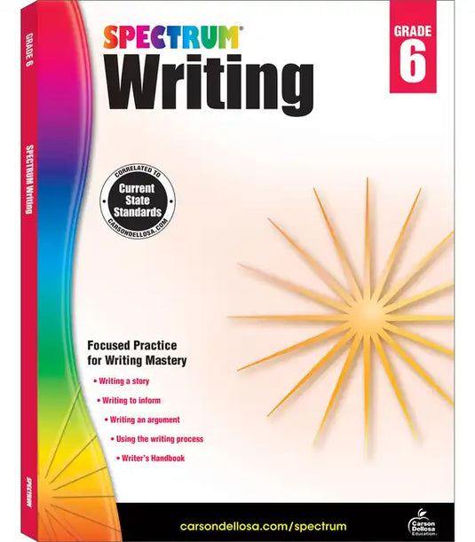Spectrum Writing, Grade 6: Volume 40 - Paperback
