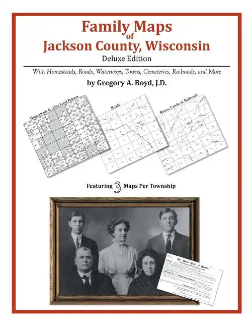Family Maps of Jackson County, Wisconsin - Paperback