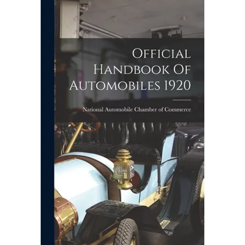 Official Handbook Of Automobiles 1920 - Paperback