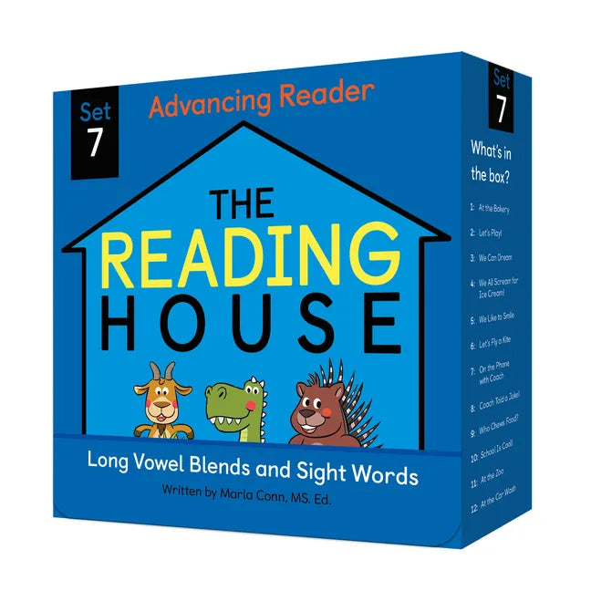The Reading House Set 7: Long Vowel Blends and Sight Words - Paperback