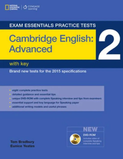 Exam Essentials Practice Tests: Cambridge English Advanced 2 with Key and DVD-ROM - Paperback