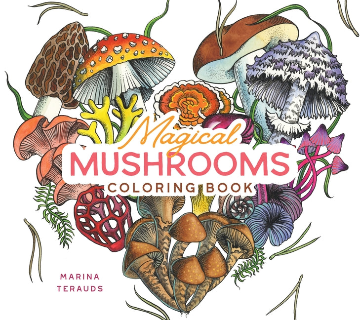 Magical Mushrooms Coloring Book - Paperback