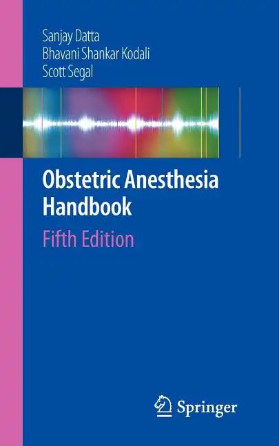 Obstetric Anesthesia Handbook - Paperback