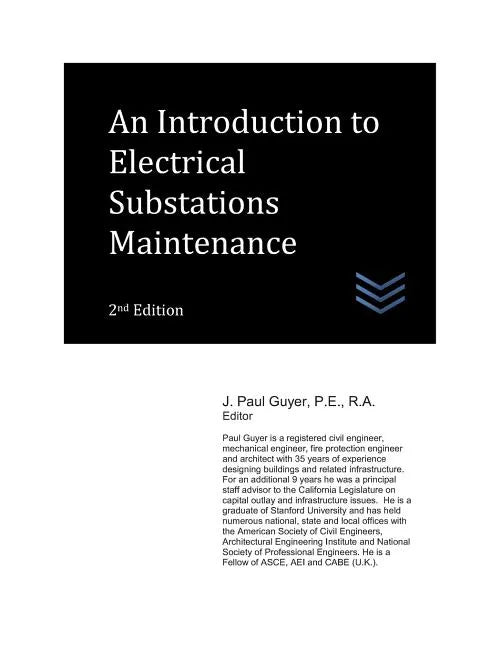 An Introduction to Electrical Substations Maintenance - Paperback