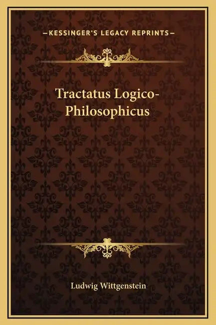 Tractatus Logico-Philosophicus - Hardcover