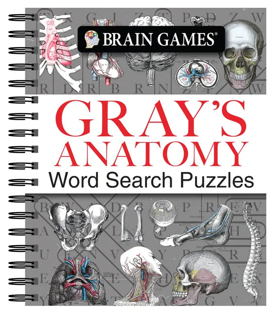 Brain Games - Gray's Anatomy Word Search Puzzles - Spiral