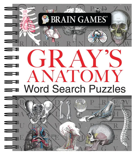 Brain Games - Gray's Anatomy Word Search Puzzles - Spiral