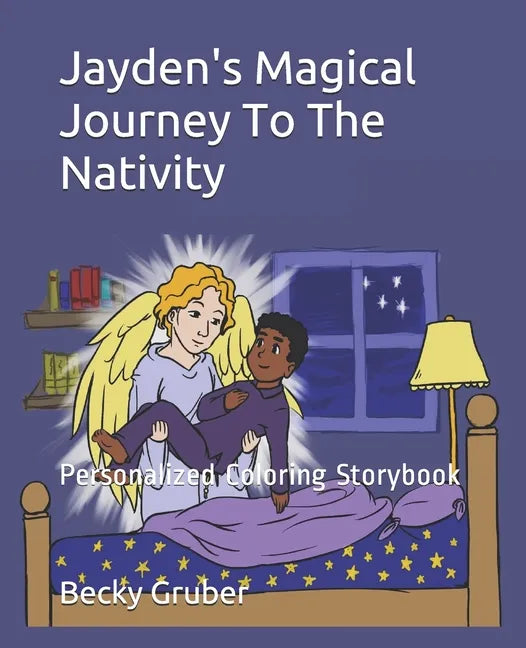 Jayden's Magical Journey To The Nativity: Personalized Coloring Storybook - Paperback