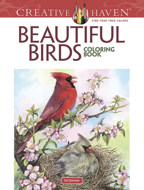 Creative Haven Beautiful Birds Coloring Book - Paperback