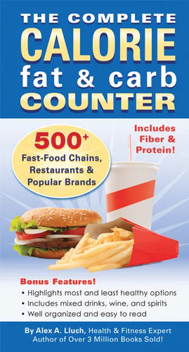 The Complete Calorie Fat & Carb Counter - Paperback