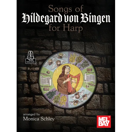 Songs of Hildegard Von Bingen for Harp - Paperback