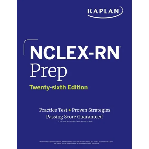 Nclex-RN Prep, Twenty-Sixth Edition (2025): Includes 1 Full Length Practice Test + Proven Strategies - Paperback