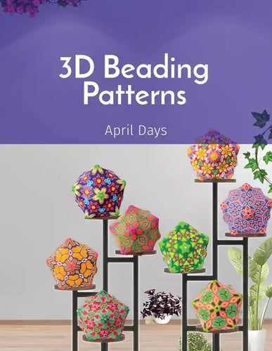 3D Beading Patterns: Collection of 20-faced Ball Projects - Paperback