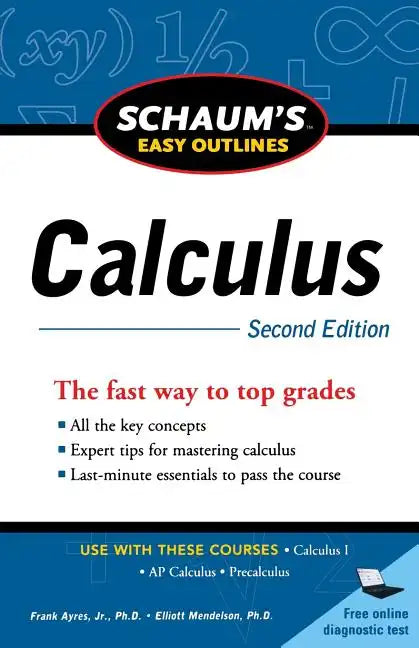 Schaum's Easy Outline of Calculus, Second Edition - Paperback