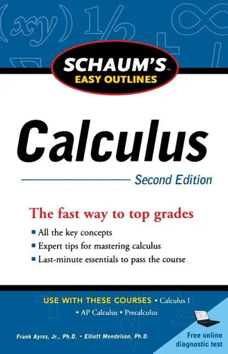 Schaum's Easy Outline of Calculus, Second Edition - Paperback