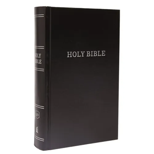 KJV, Pew Bible, Hardcover, Black, Red Letter Edition - Hardcover