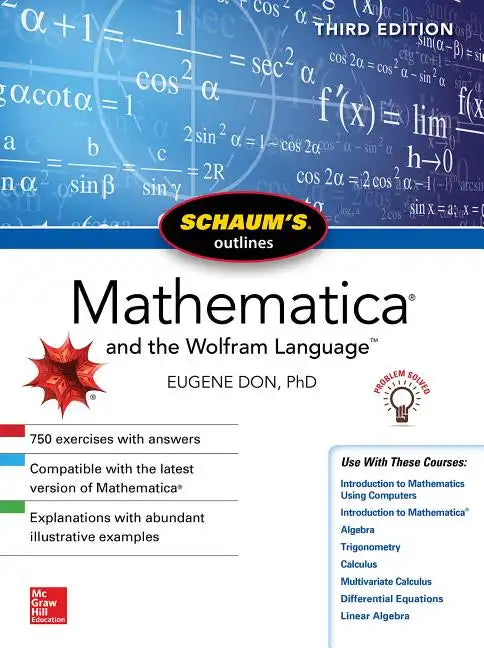 Schaum's Outline of Mathematica, Third Edition - Paperback