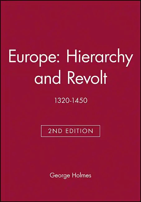 Europe - Hierarchy and Revolt - Paperback