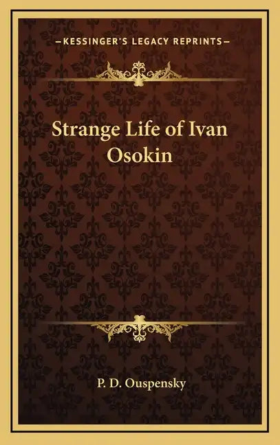 Strange Life of Ivan Osokin - Hardcover