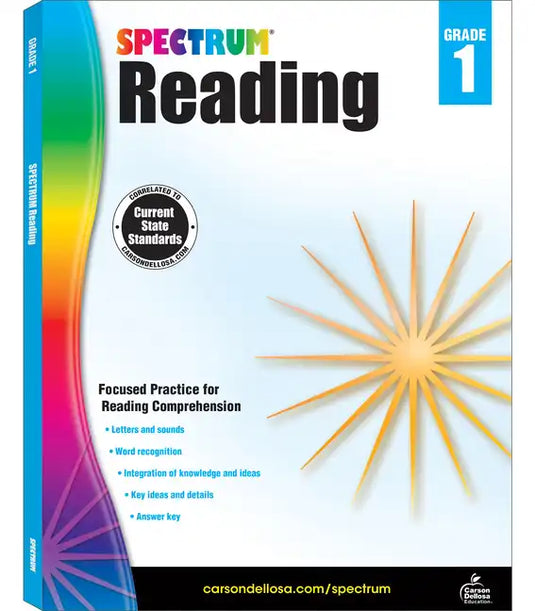 Spectrum Reading Workbook, Grade 1: Volume 20 - Paperback