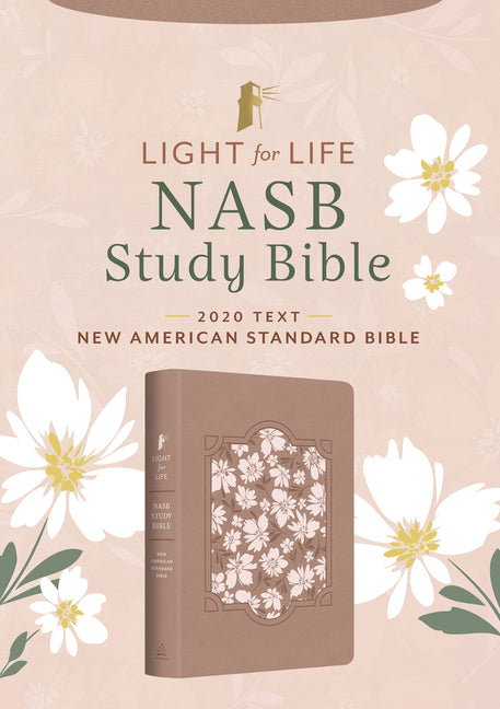 Light for Life NASB Study Bible (Blush Bouquet) - Imitation Leather