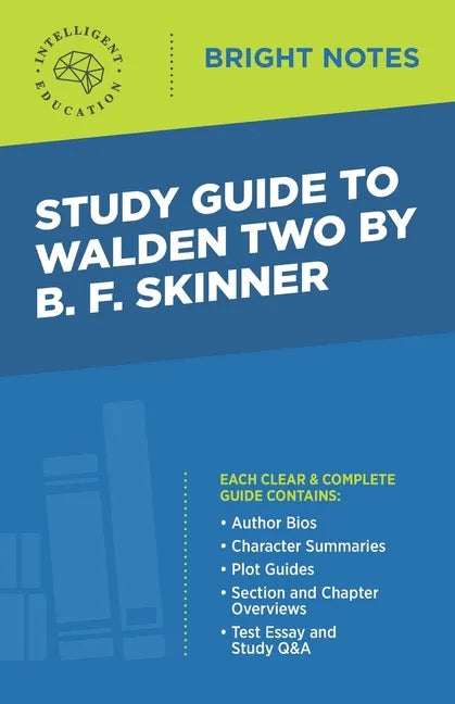 Study Guide to Walden Two by B. F. Skinner - Paperback